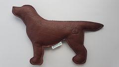 Wurfspielzeug "Hund" aus Naturleder