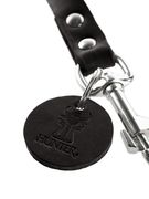 HUNTER verstellbare F&uuml;hrleine aus Vollrindleder 2 m