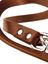 HUNTER verstellbare F&uuml;hrleine aus Vollrindleder 2 m cognac 13 mm