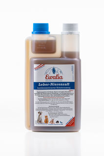 Ewalia Leber-Nierensaft 500 ml f&uuml;r Hund,Katze und andere Haustiere