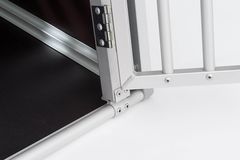 Alu-Doppelbox B 90 cm, Tiefe 63 cm, H 58 cm