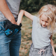 HUNTER G&uuml;rteltasche BUGRINO Profi schwarz-blau