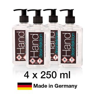 rea-des CorpuSan&reg; Skindisinfection, H&auml;ndedesinfektion, 4 x 250 ml